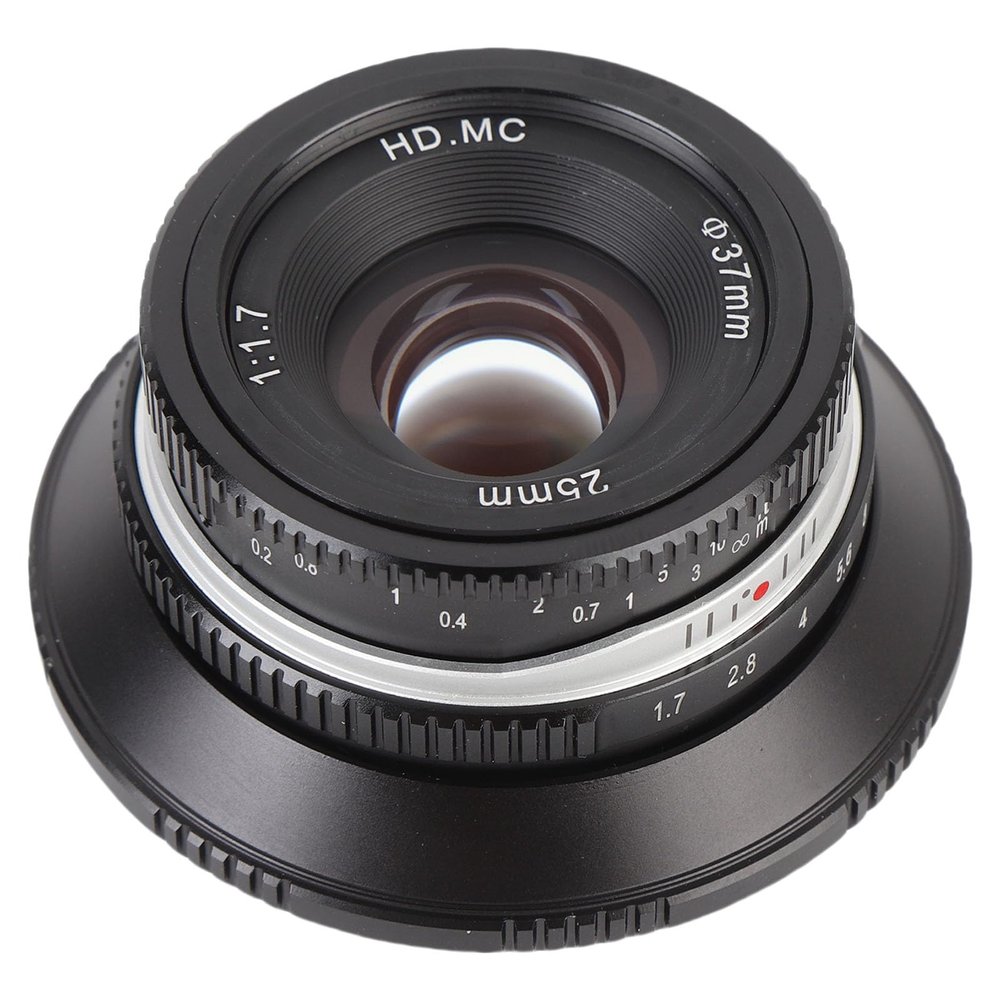 25mm f/1.7 Manual-Focus Prime Lens, Fixed Focal Length, APS-C, Z Mount, for Z50, ZFC, Z30, Z6I, Z7II (Black)