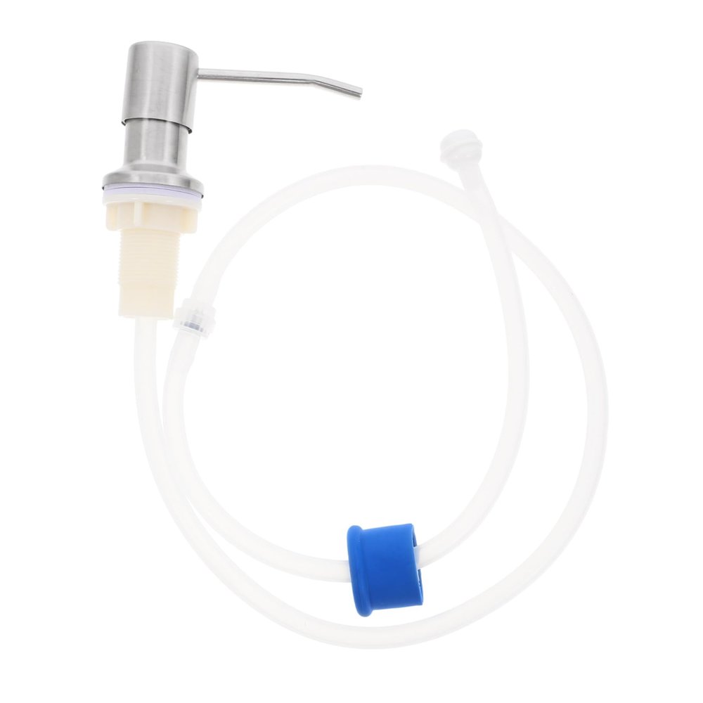 Stainless Steel Soap Dispenser for Kitchen Sinks with 1 m Tube