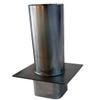 Heavy-Duty V2A Stainless Steel Chimney Top Extension/Cap with Square Insert – DN 200, 1,000 mm view 1