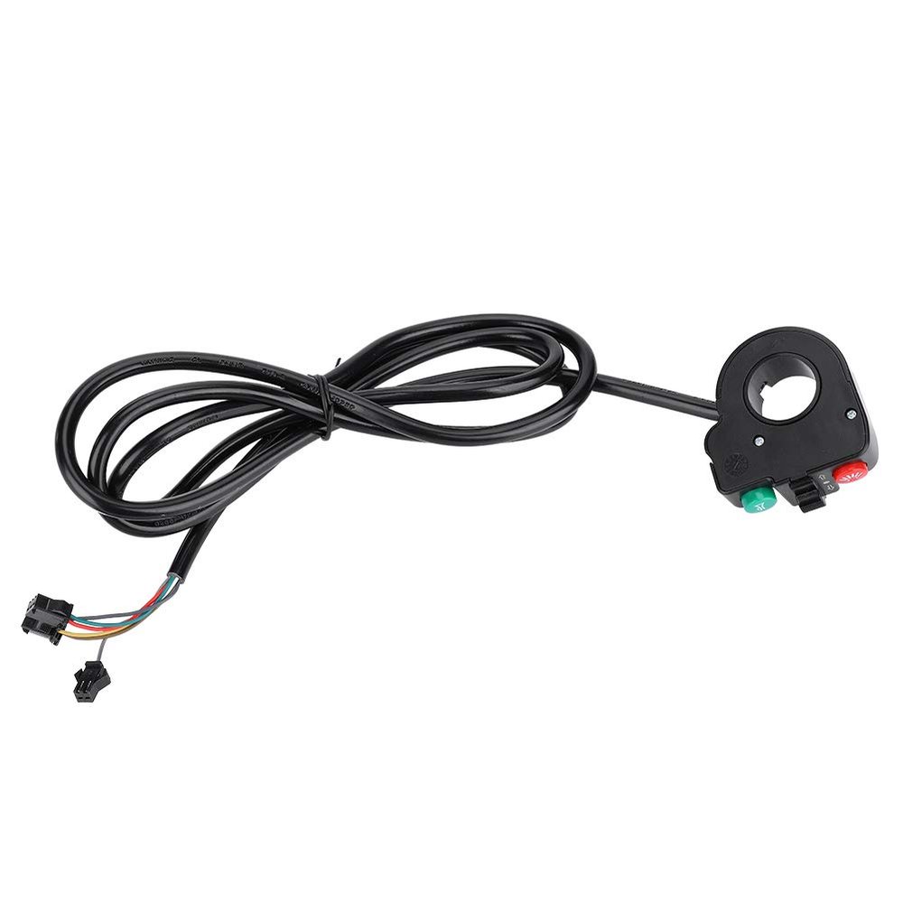Tomvorks Lightweight 3-in-1 Bicycle Switch for Motorcycles and Street Bikes with Horn Button
