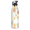 Water Bottle with Straw Lid, Double-Walled, for Travel, Camping, and Cycling view 1