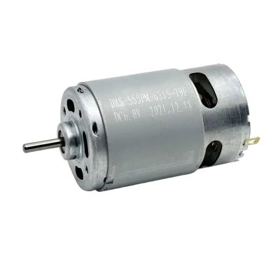 RS-555-6515 Carbon Brush Electronic Starter, DC 6V/9.6V/12V, 17,200 RPM, High Speed, High Power, High Torque