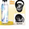 Ser Dragon Lavender Water Bottle view 2