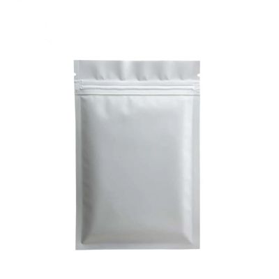 GSXLZ 100-Pack Reclosable Heat-Sealable Ziplock Bags, Matte Black/White/Pink, White Zipper, 15 x 22 cm