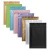 GSXLZ 100-Pack Reclosable Heat-Sealable Ziplock Bags, Matte Black/White/Pink, White Zipper, 15 x 22 cm view 2