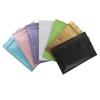 GSXLZ 100-Pack Reclosable Heat-Sealable Ziplock Bags, Matte Black/White/Pink, White Zipper, 15 x 22 cm view 3