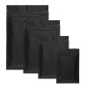 GSXLZ 100-Pack Reclosable Heat-Sealable Ziplock Bags, Matte Black/White/Pink, White Zipper, 15 x 22 cm view 4