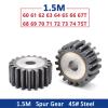 Replacement Spur Gear, 1.5M, 60–75 Teeth, 45# Steel view 2