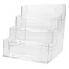 Holibanna Transparent Business Card Box for Desk with Compartments view 1