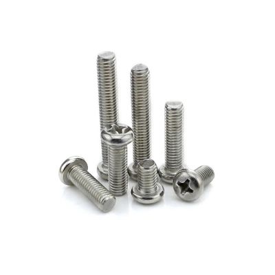 M0.8–M1.7 SS304 Pan Head Phillips Micro Machine Screws (M1.6 × 18 mm, 50 pcs)