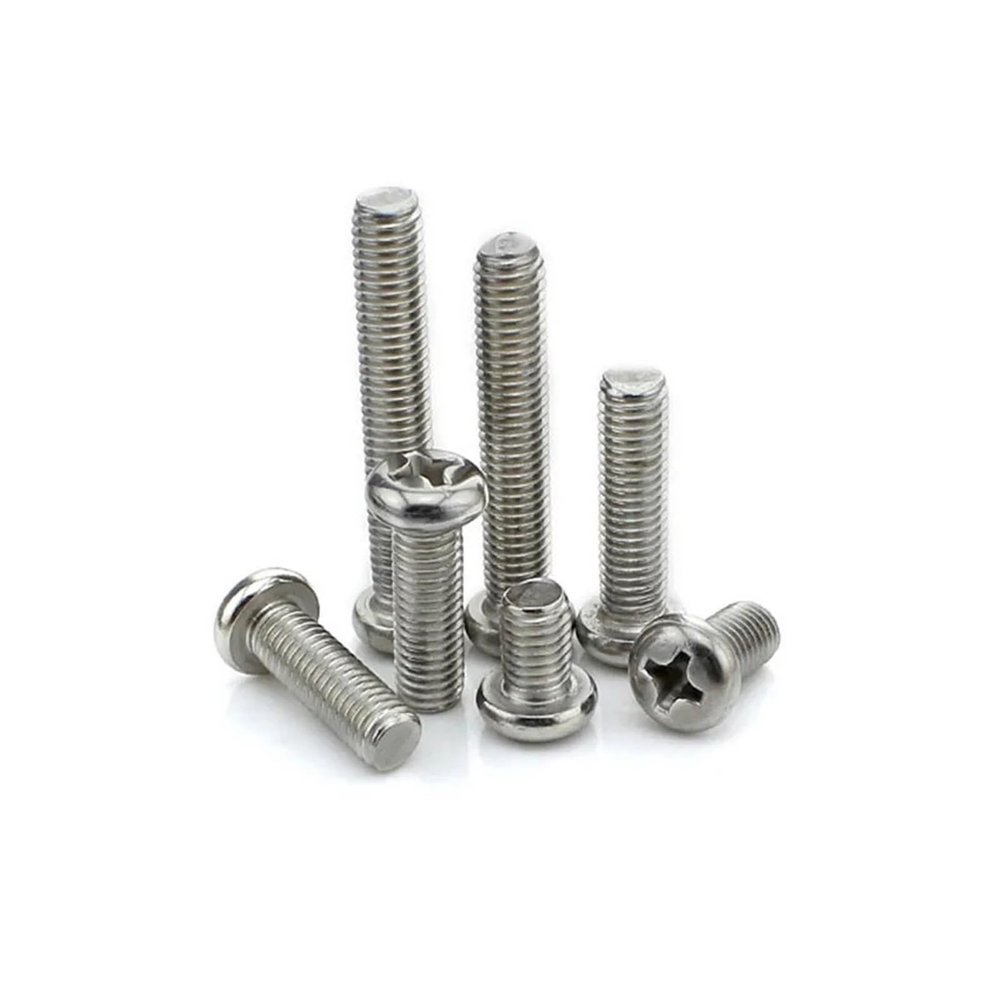 M0.8–M1.7 SS304 Pan Head Phillips Micro Machine Screws (M1.6 × 18 mm, 50 pcs)