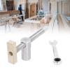 Baxnore T-Track Hold-Down Clamp, Stainless Steel Bench Dog with 20 mm Peg, M12 Threaded Quick-Release Vise for Woodworking Benches and Furniture Making view 3