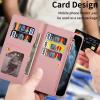 xinyunew Flip Wallet Case for Xiaomi Redmi 10/Note 11 4G, Pink view 4