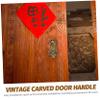 HOMSFOU Retro Metal Door and Cabinet Handles, European Vintage Design view 4