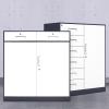 Metal Filing Cabinet with Locks, Large Office Storage Cabinet view 3
