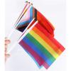 WCRAZYE Progress Pride Rainbow Flags, 8 x 12 in, Mini Hand Flags on Sticks, Set of 12 view 2