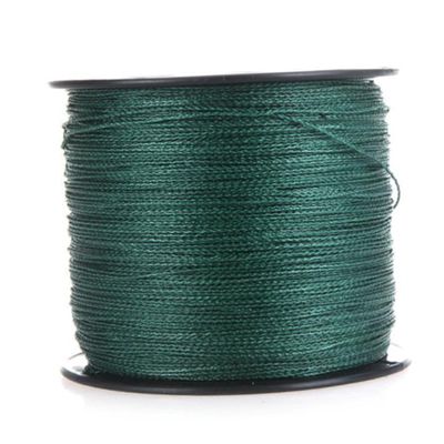 Hemobllo 500 m Braided Fishing Line, 200 lb, Polymer-Polyethylene Fiber, Dark Green