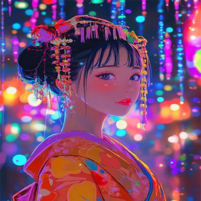 Kitquiver 5D Diamond Painting Kit, Fantasy Oriental Woman, 40 x 50 cm