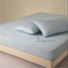 GBHMJU Tencel-Satin Fitted Sheet, 120 x 200 cm + 48 x 74 cm Pillowcase, Light Gray, 25 cm Deep Pocket view 3