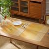 6-Piece Woven Vinyl Placemats, Non-Slip, Washable, Yellow, 45 x 30 cm view 4