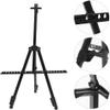 CONGRUI Folding Easel, Painting Stand, Tripod Floor Easel, Whiteboard for Posters, Home (White-Fruit Peach 5) view 3