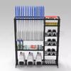 Badminton Racket Storage Rack with Sturdy Steel Construction view 3