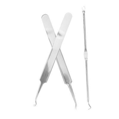 Vehicle Protection Film Tweezers, 1 Set, Stainless Steel with Fine Tips