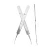 Vehicle Protection Film Tweezers, 1 Set, Stainless Steel with Fine Tips view 1