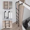 Wall-Mounted Metal Step Ladder for Attics and Bunk Beds, 100–300 cm, 150 kg Capacity, with Egress Kit view 3