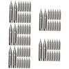 TEHAUX 5 Sets of Replacement Nibs for Fountain Pens, Calligraphy and Hand Lettering, Silver Metal, 20 Pieces × 5 view 1