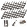 TEHAUX 5 Sets of Replacement Nibs for Fountain Pens, Calligraphy and Hand Lettering, Silver Metal, 20 Pieces × 5 view 3