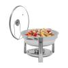 Round 5 L Chafing Dish with Lid and Fuel Holder view 1