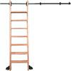 Heavy-Duty Rolling Ladder Hardware Kit with Sliding Rails (Ladder Not Included) view 1
