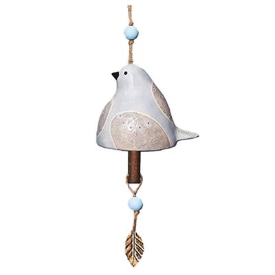 Asyduey Birdsong Bell, Rustic Hanging Metal Tube Bell, Garden Decoration, Doorbell Hanger B, Durable