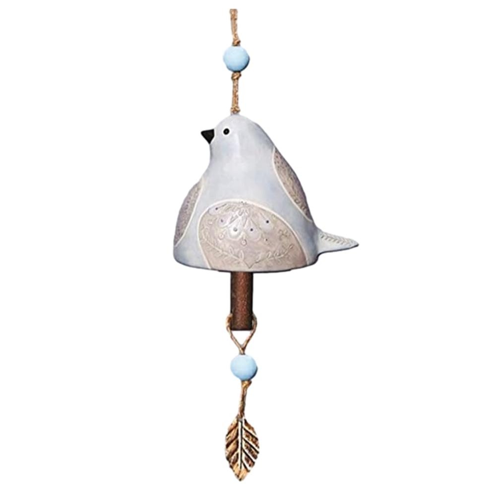 Asyduey Birdsong Bell, Rustic Hanging Metal Tube Bell, Garden Decoration, Doorbell Hanger B, Durable