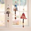 Asyduey Birdsong Bell, Rustic Hanging Metal Tube Bell, Garden Decoration, Doorbell Hanger B, Durable view 3