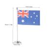 Housoutil Australian Table Flag with Stand view 2