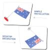 Housoutil Australian Table Flag with Stand view 3