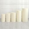 Premium Elastic Polyester Cylinder Stand Covers, Set of 5, for Various Celebrations (Beige) view 3