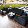 Outdoor Sofa Cushion Covers, 4-Piece Set, 33 x 65 x 10 cm, Waterproof with Zipper view 2