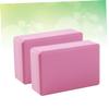 2 EVA Yoga Blocks for Pilates and Stretching, Pink view 3