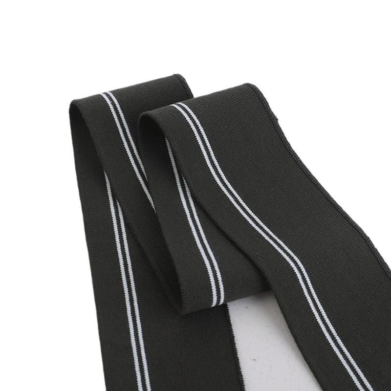 YBAAKZIIR Ribbed Cuff Fabric, 6 cm x 90 cm Stretch Cotton Rib Knit (32)