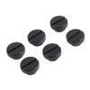 G1/4 Brass Water-Cooling Stop Plugs, Hand-Tightening, 6-Pack, Black view 1
