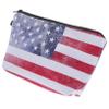 HOMSFOU American Flag Pattern Pencil Case and Cosmetic Bag view 1