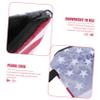HOMSFOU American Flag Pattern Pencil Case and Cosmetic Bag view 2