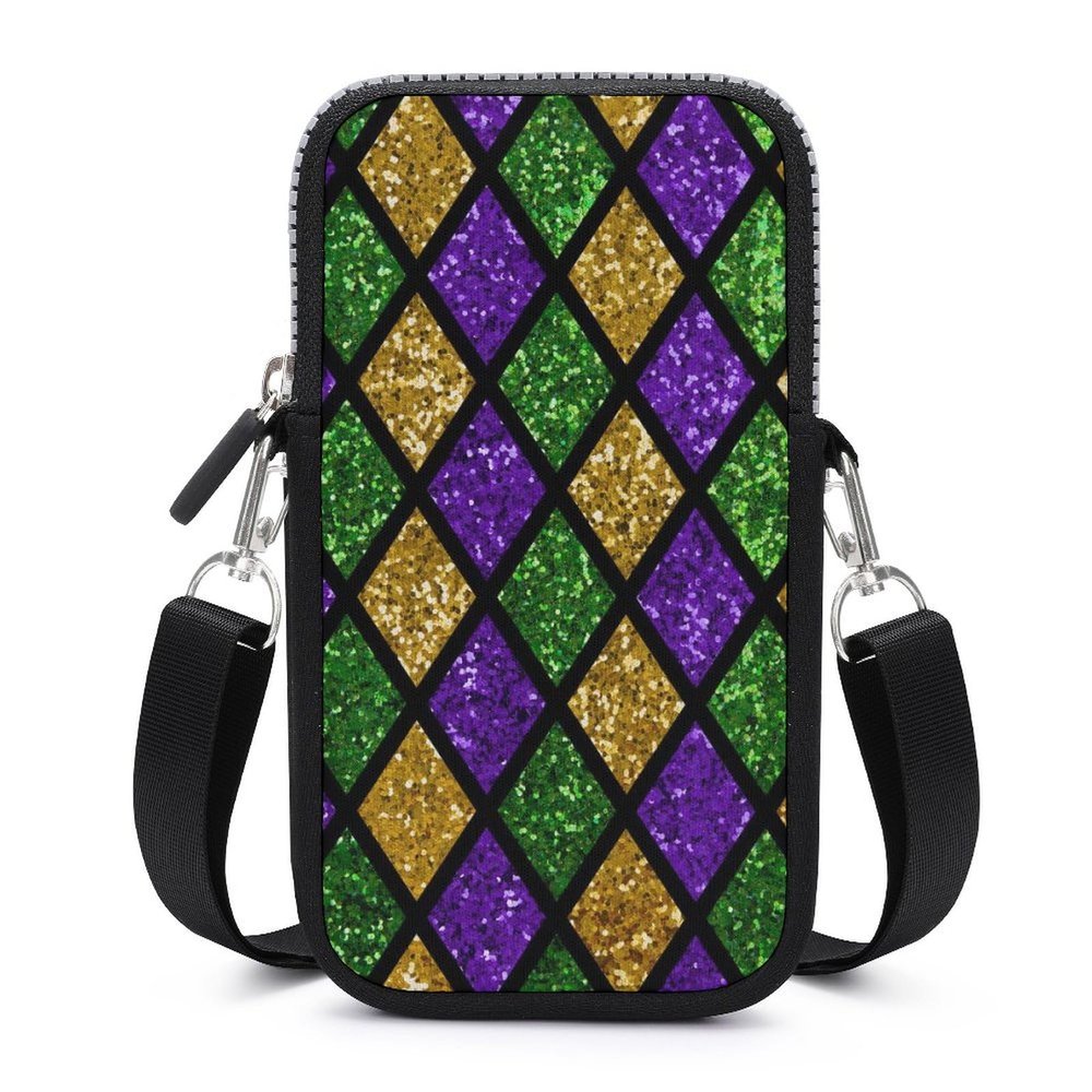 Anceky Portable Phone Bag, Fashionable Smartphone Pouch with Adjustable Strap