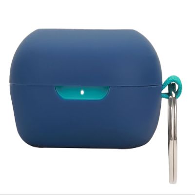 GIOPUEY Silicone Case Compatible with JLab JBuds Mini, Dark Blue