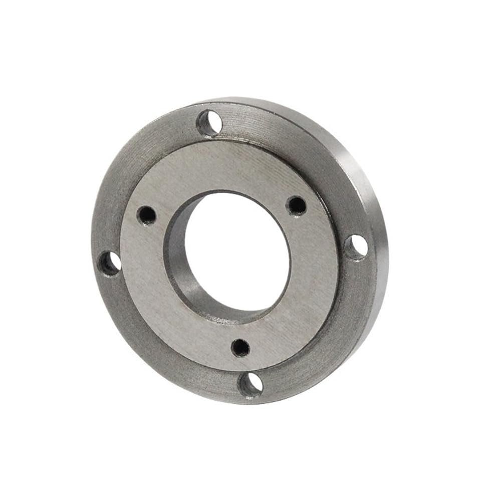 YJQHODY 125 mm C-Type CNC Lathe Flange, Four-Jaw Adapter Plate for JY250V/JY240V