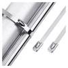 BTYQKZVPM 304 Stainless Steel Cable Ties, 7.9 mm Wide, 100 Pack (7.9 x 400 mm) view 3