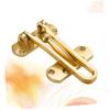 HOMSFOU Door Security Latch, Sturdy Zinc Alloy, Scratch-Resistant and Durable view 2